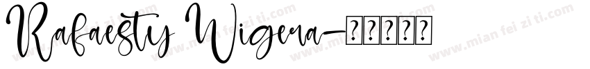 Rafaesty Wigera字体转换